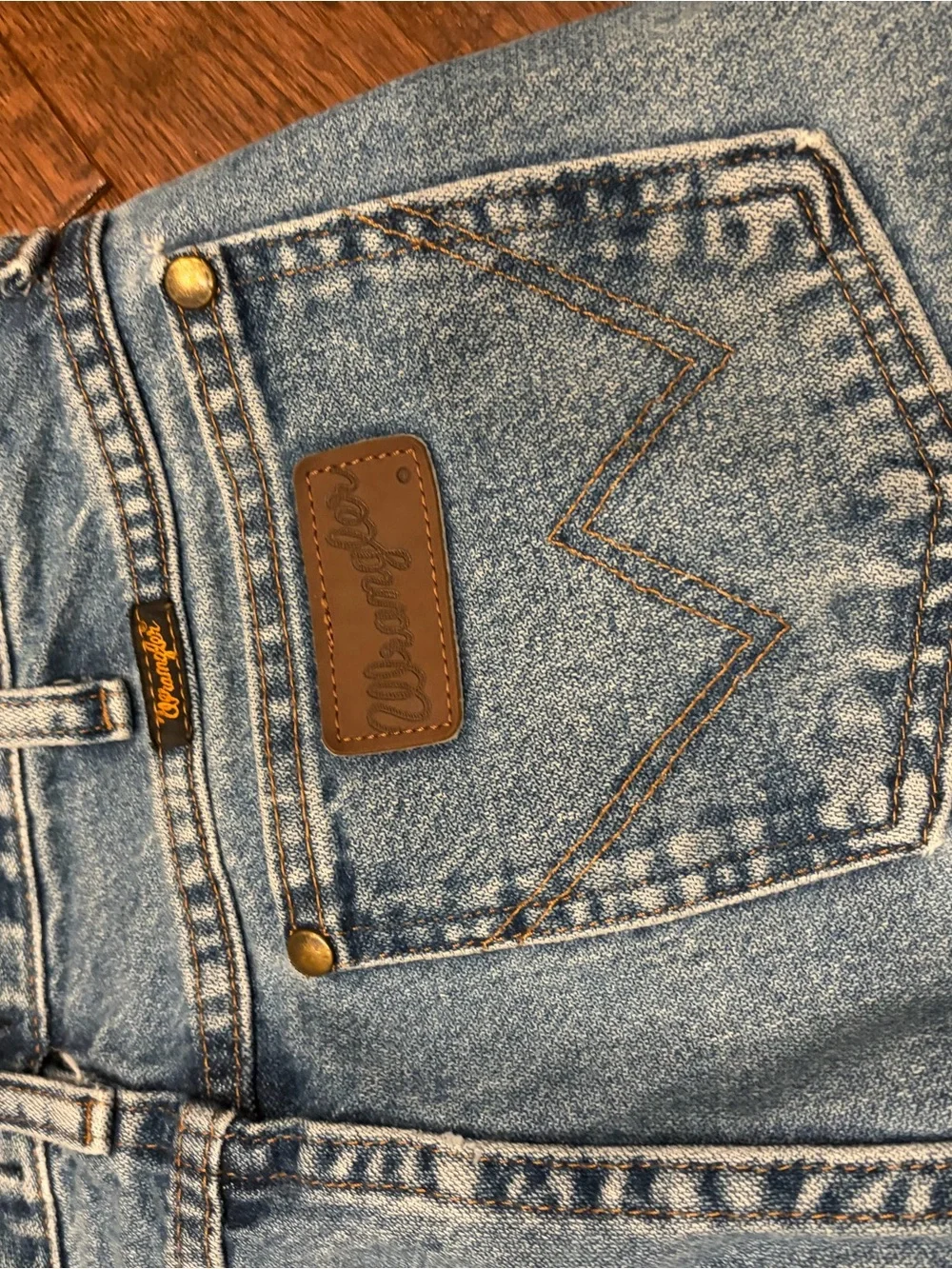 Wrangler Medium Blue Straight Jeans